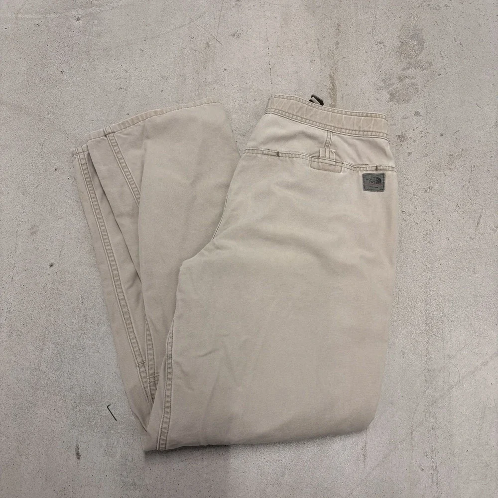 The North Face A5 Series Pants Mens 36 Beige Cotton Climbing Hiking Outdoor